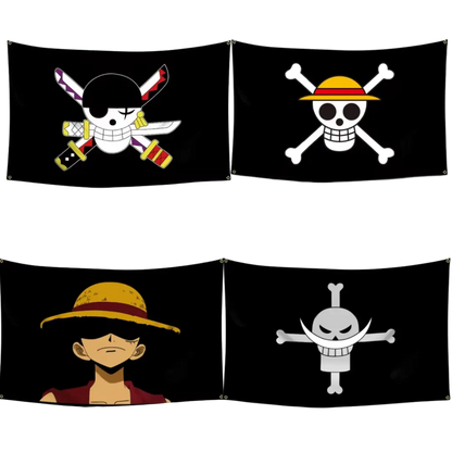 Drapeau One Piece Manga Waves