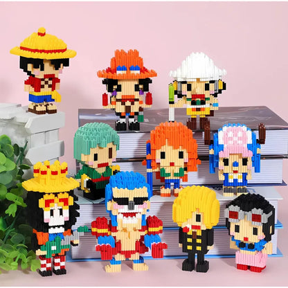 Figurine Mini Briques One Piece Manga Waves