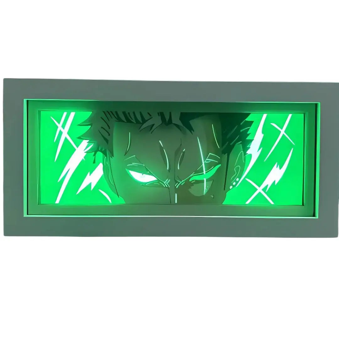 Portrait Led 3D One Piece Manga Waves