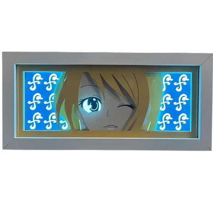 Portrait Led 3D One Piece Manga Waves