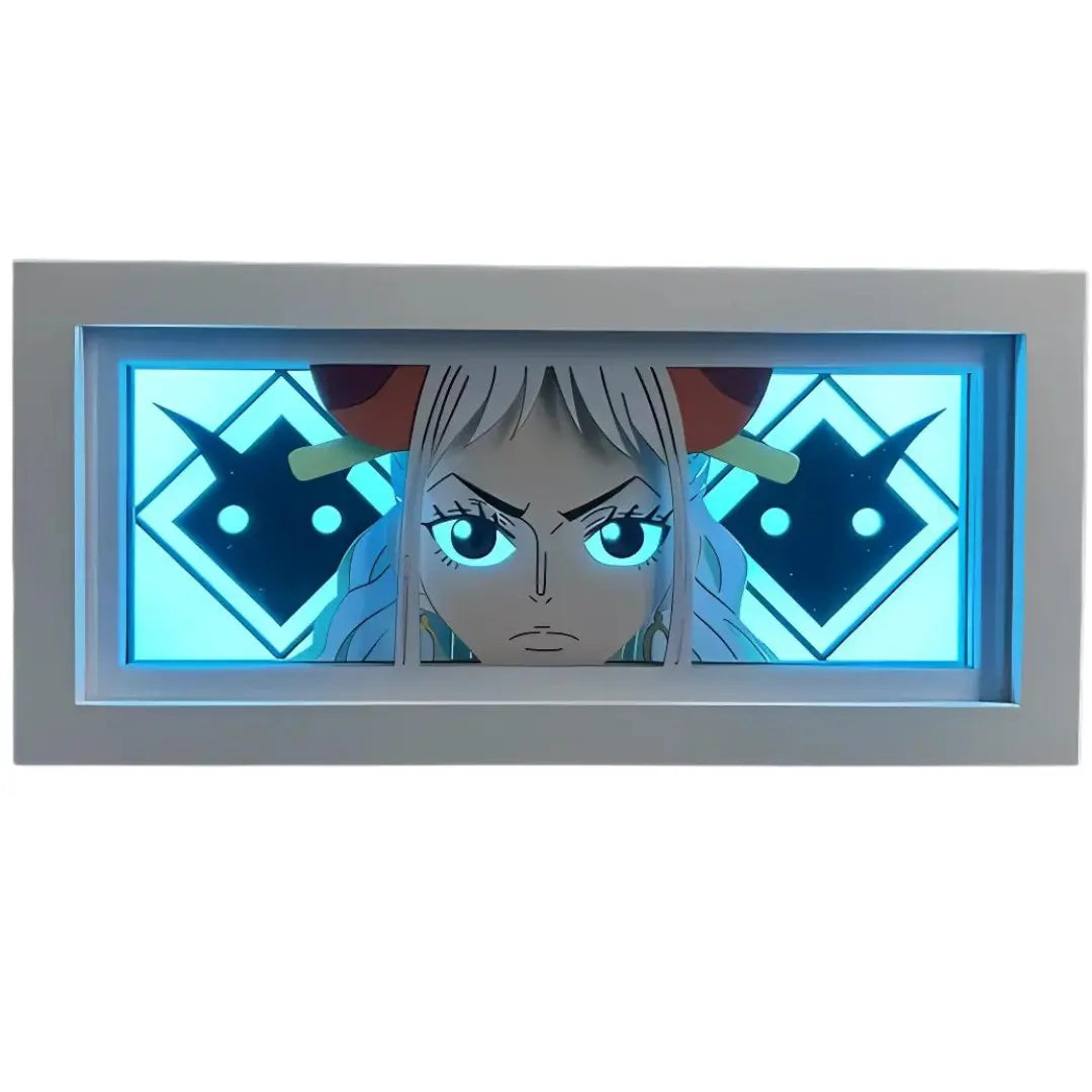 Portrait Led 3D One Piece Manga Waves