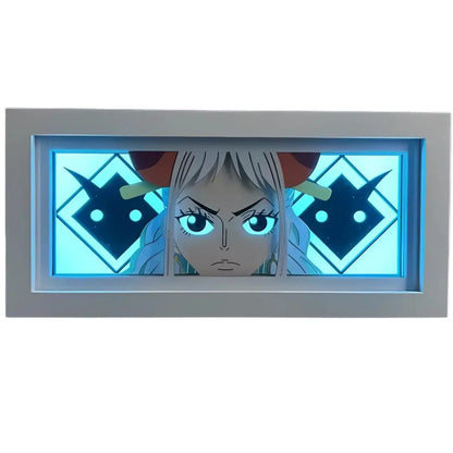 Portrait Led 3D One Piece Manga Waves