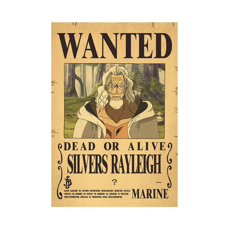 Poster "WANTED" One Piece Manga Waves