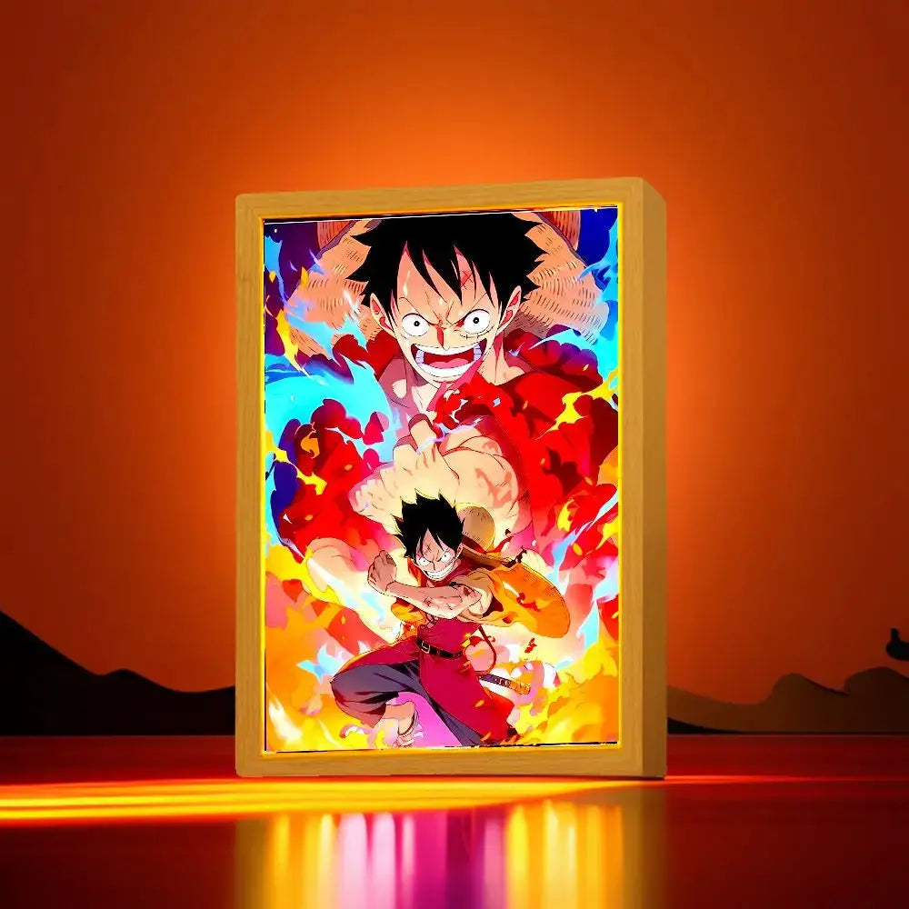 Tableaux Leds One Piece Manga Waves