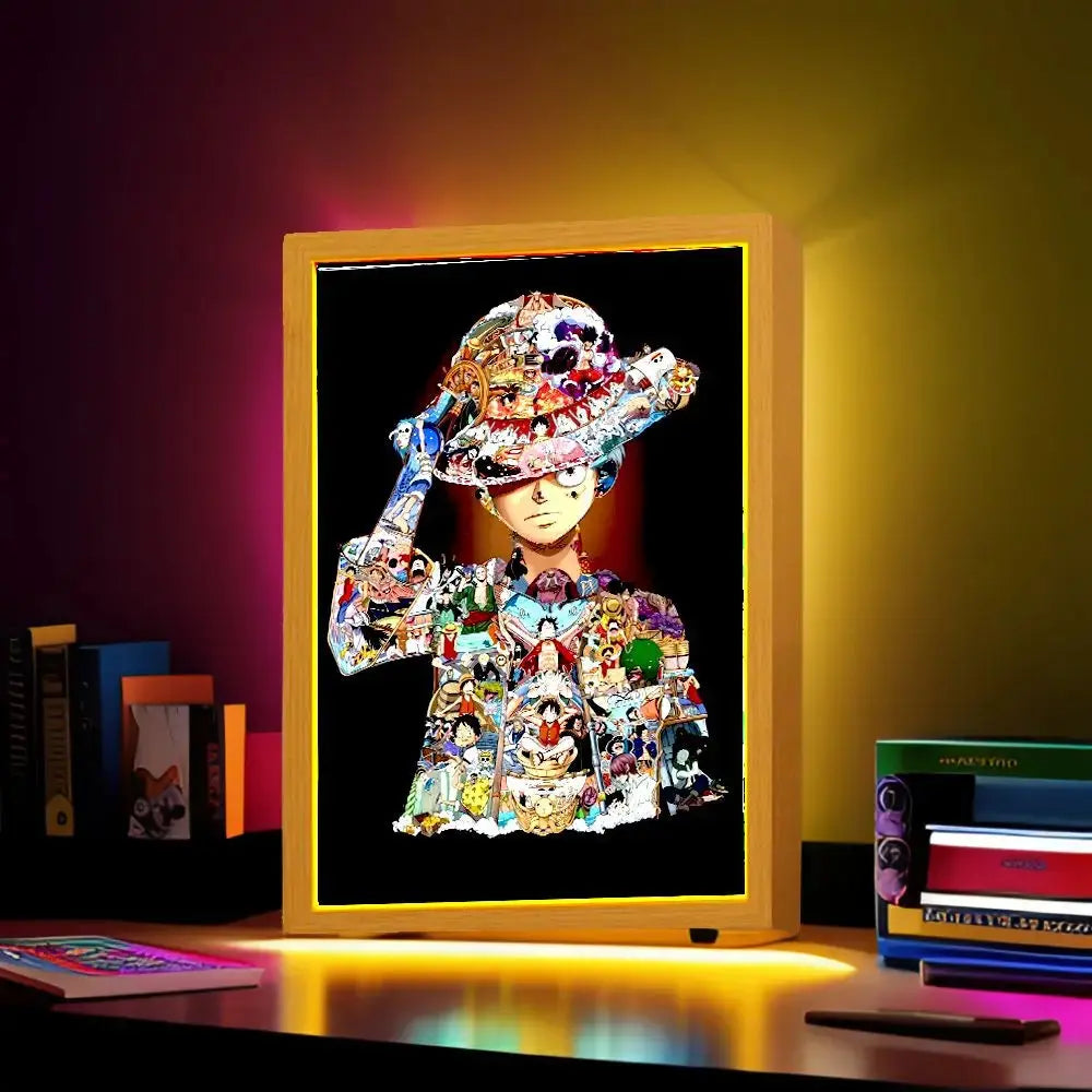 Tableaux Leds One Piece Manga Waves