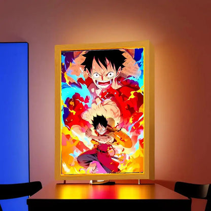 Tableaux Leds One Piece Manga Waves