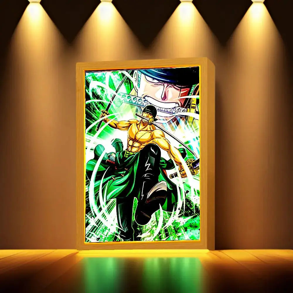 Tableaux Leds One Piece Manga Waves